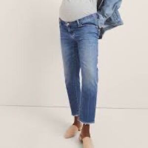 Hatch Women's Boyfriend Jeans - Blue